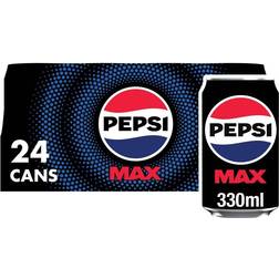 Pepsi Max No Sugar Cola Cans 24 x 330ml 33cl 24pack