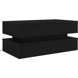 vidaXL Med LED-Lys 90 x 50 x 40 cm Sofabord