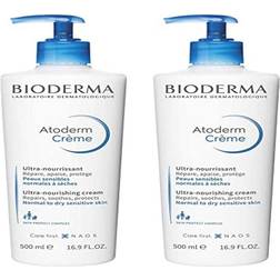 Bioderma Atoderm Crème Sans Parfum Lot de 2 x 500ml 500ml