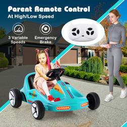 Costway 12V Kids Electric Go Kart with Remote