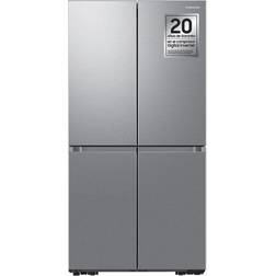 Samsung RF65DG960ESREF French Door Side By Side Grau Silber, Grau, Edelstahl