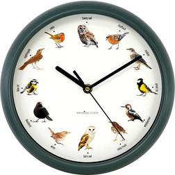 Geezy Chiming Bird 12 Bird Species Wall Clock