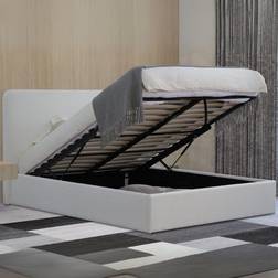 Home Source Ottoman King Size 5ft Storage Gas Lift Boucle Frame Bed