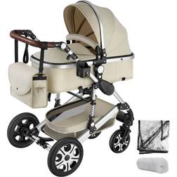 tectake Foldable 5 Point Harness Grey