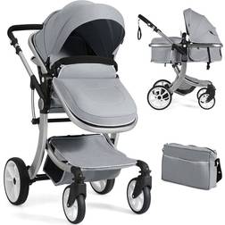 Casart Foldable 2 in 1 Baby Stroller Convertible Pushchair