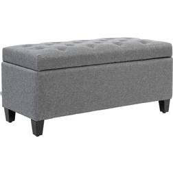 Northio Bänk Klädd Med Förvaringsutrymme 100 x 40 x 44 cm Förvaringsbänk