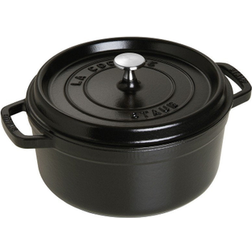 Staub La Cocotte Matte Black med lock 3.8 L 24 cm