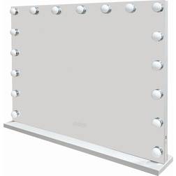 Glow Glow Stor Sminkspegel 70 cm Med Belysning Lampor - Vit