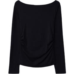 Stradivarius Long Sleeve T-shirt - Black