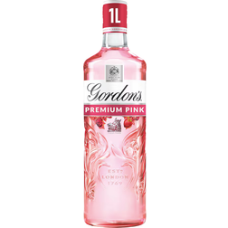 Gordon's Premium Pink Distilled Flavoured Gin, 1L 37.5% 1x100cl