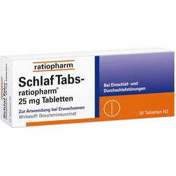 Schlaftabs-ratiopharm 25mg 20Stk. Tablette
