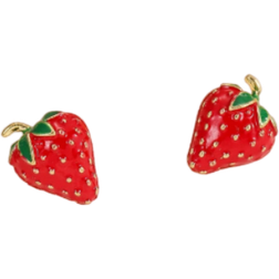 Shein Strawberry Stud Earrings Lovely Strawberry Design Stud Earrings