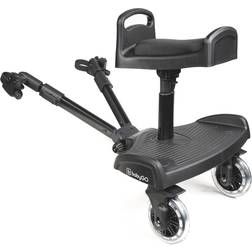 BabyGo Buggy Board Mit Sitz Schwarz