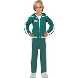 Fiestas Guirca gymnast the gamer green gents fancy dress costume