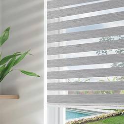 Joydeco Cordless Zebra Blinds 34" x 75" Gray34x75"