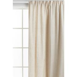 H&M 1-pack Bred Gardinlengde I Lyocellmiks - Beige 250x250 250x250cm