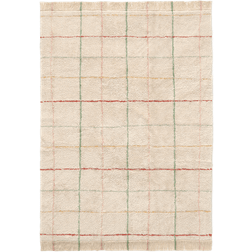 Lorena Canals Tvättbar Matta Färgade Linjer Bädda Unisex Beige 90 x 130 cm