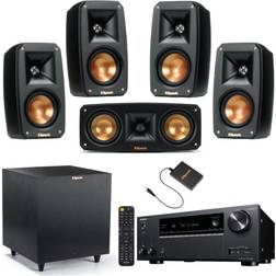 Klipsch Black Reference Theater Pack 5.1 Surround Sound System 210W