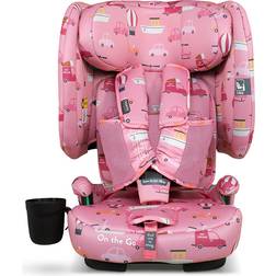 Cosatto On The Go i-Size Travel Car Seat Itchy Feet Rosy