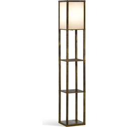Homcom Modern 3 Tier with Shelves Floor Lamp 160cm