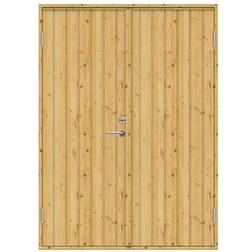 Swedoor Dobbelt Udhusdør Ubehandlet 1514x2048 Venstre Ud Yderdør V (151.4x204.8cm)