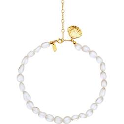 Maanesten Fortuna Anklet Dam Fotkedjor - Förgyllt/Silver