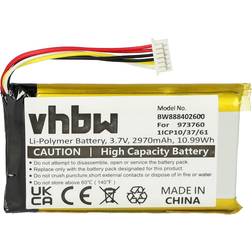 VHBW batteri kompatibelt med DJI Mavic Air, Mavic Pro 2, Mavic Pro Platinum, Mavic Pro Drone Controller 2970 mAh, 3,7 V, Li-Polymer