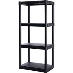 Plano 4-Shelf Standard Duty Plastic Storage Shelves 48” x 21” x 14” Shelving System 23x47.5"