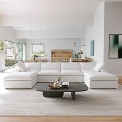 Bed Bath & Beyond Cloud Modular Sectional with 2 Shaped Sofa 78.6"