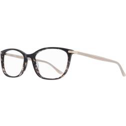 Aspire Brown Gold Oval Acetate Eyeglasses Full Rim