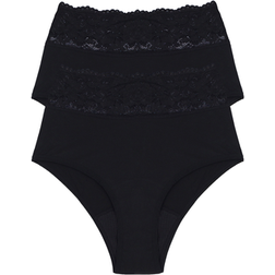 Underprotection Penelope Hipsters Menstruationstrusser - Black