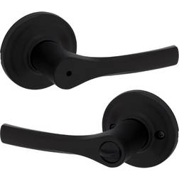 Kwikset Right Or Left Handed Metal Privacy Lever 2.75 x 0.5 in Matte Black
