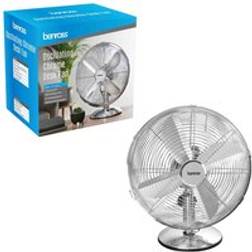 Benross 12 Inch Chrome Desk Fan