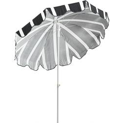 Brafab Follina Parasol 180 cm Sort Hvid Flag