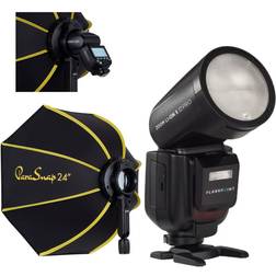 Flashpoint Zoom Li-on X PRO R2 TTL Flash With Parasnap 24 Softbox