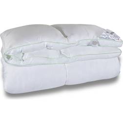 Borg Living Bambus Dyne 140x200 cm Helårsdyne Med Ekstra Blød Bambus Og Dunfiber Dundyne (200x140cm)