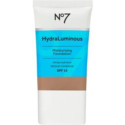 No7 hydraluminous moisturising foundation 30ml, spf15 -shade deeply toffee