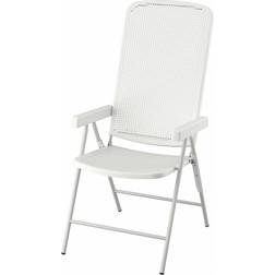 IKEA TORPARÖ Positionsstol, utomhus, vit/grå Trädgårdsmatstol