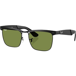 Ray-Ban Wayfarer Deluxe Solglasögon - Matt Svart/Montura Grön