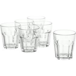 IKEA POKAL Glas, klarglas, Höjd: Dricksglas 27cl 6st
