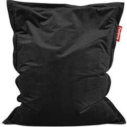 Fatboy Original Slim Recycled Velvet Sittpuff Black 155 x 120 cm Sittsäck 260L