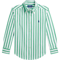 Polo Ralph Lauren Boy's Striped Cotton Poplin Shirt - Stem/White
