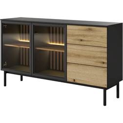 Metro Lane Elegant Lang Display Cabinet 150 cm Sideboard