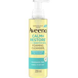 Aveeno Face Calm & Restore Foaming Cleanser 200 Ml 200ml