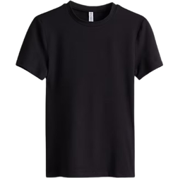 H&M Señoras Camiseta Entallada - Negro