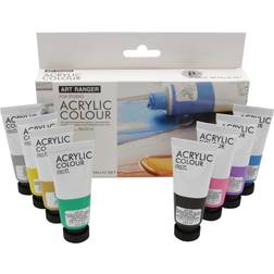 Art Ranger Akrylmaling sæt 8stk. 22ml metallic farver