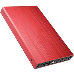 SUYING SUYING Hdd extern hårddisk 2 TB 1 TB 500 GB 320 gb, USB 3.0 bärbar extern lagring backup, lämplig för PC stationär dator, Macbook, bärbar dator, Ps4, Xbox, Smart TV 80 GB, röd
