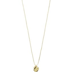 Pilgrim Optimism Coin Necklace - Gold