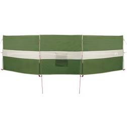vidaXL Camping Vindskydd Grön 490 x 123 cm Vattentät