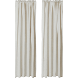 Åhléns Home Gardin Amelia 145x250 cm 2-pack Brun